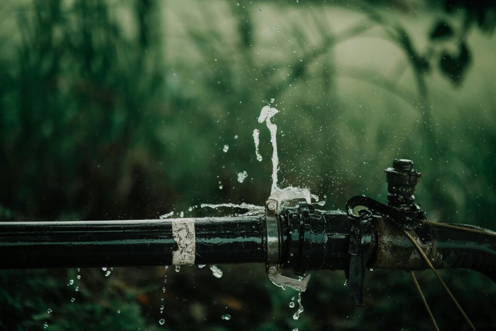 faucet and pipe leaks