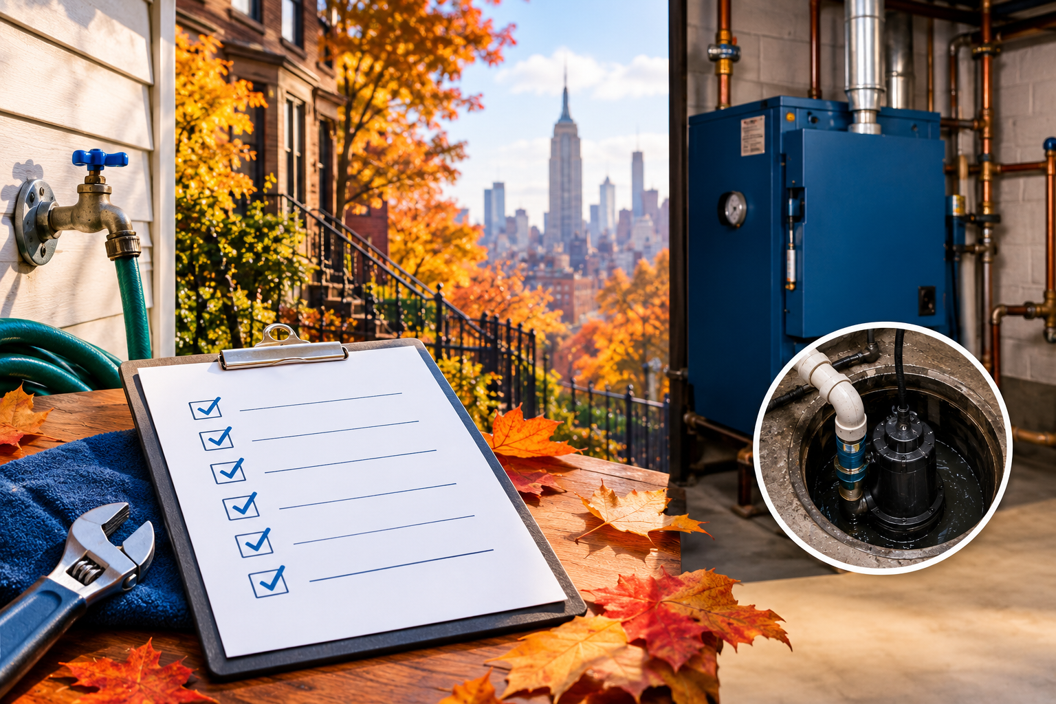 Fall Plumbing Checklist: 12 Things NYC Homeowners Should Check Before Winter